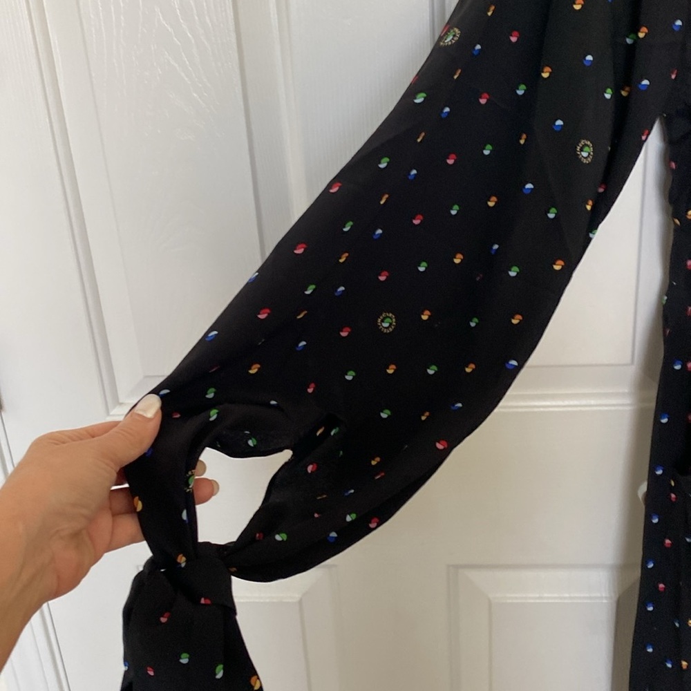 Stella McCartney Keira Silk Jumpsuit Sz 6 - Picture 9 of 15